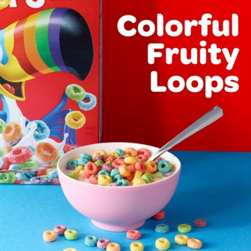 Kellogg's Froot Loops Original Breakfast Cereal - Mega Size, 24.7 oz