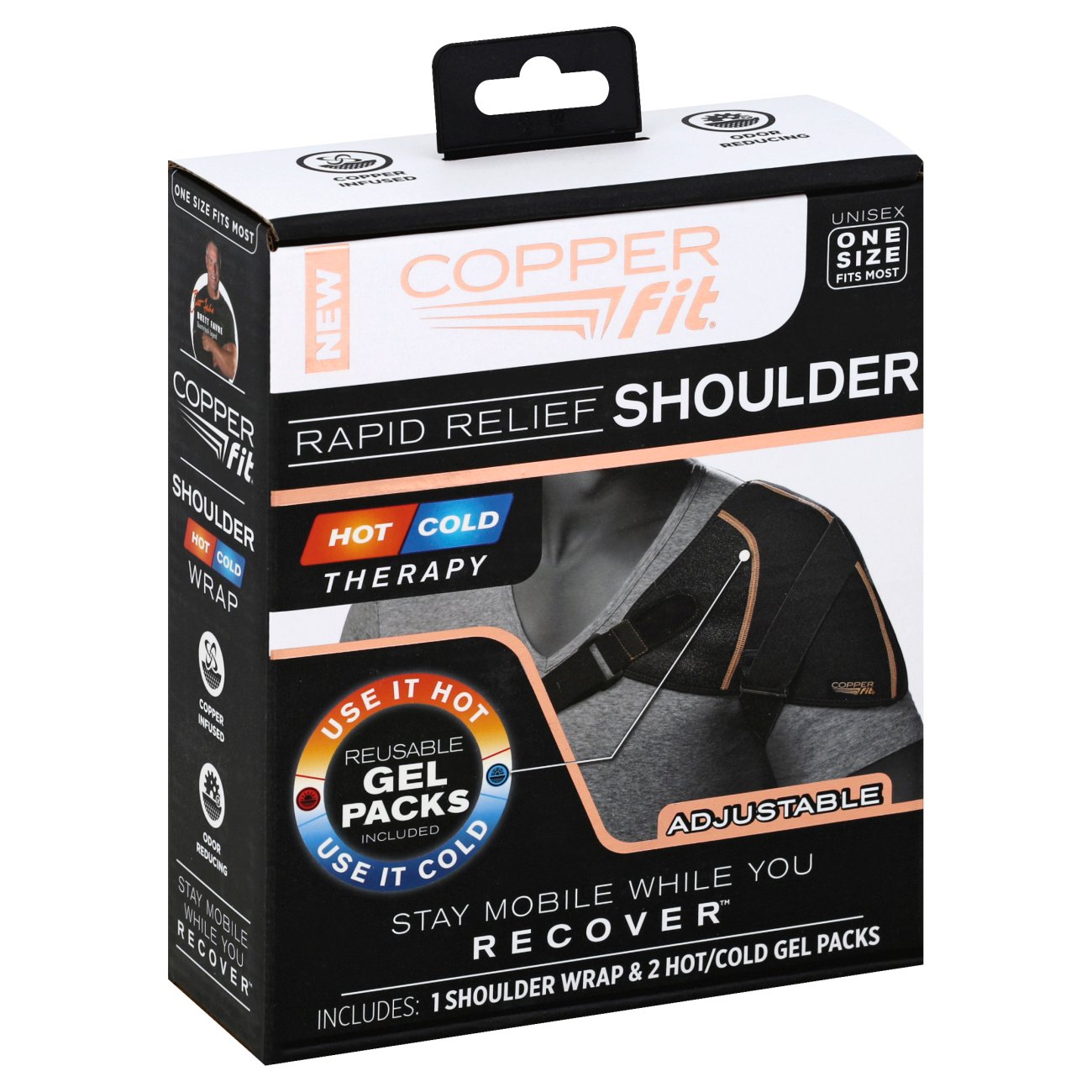As Seen On TV Copper Fit Rapid Relief Shoulder Shop Muscle & Joint