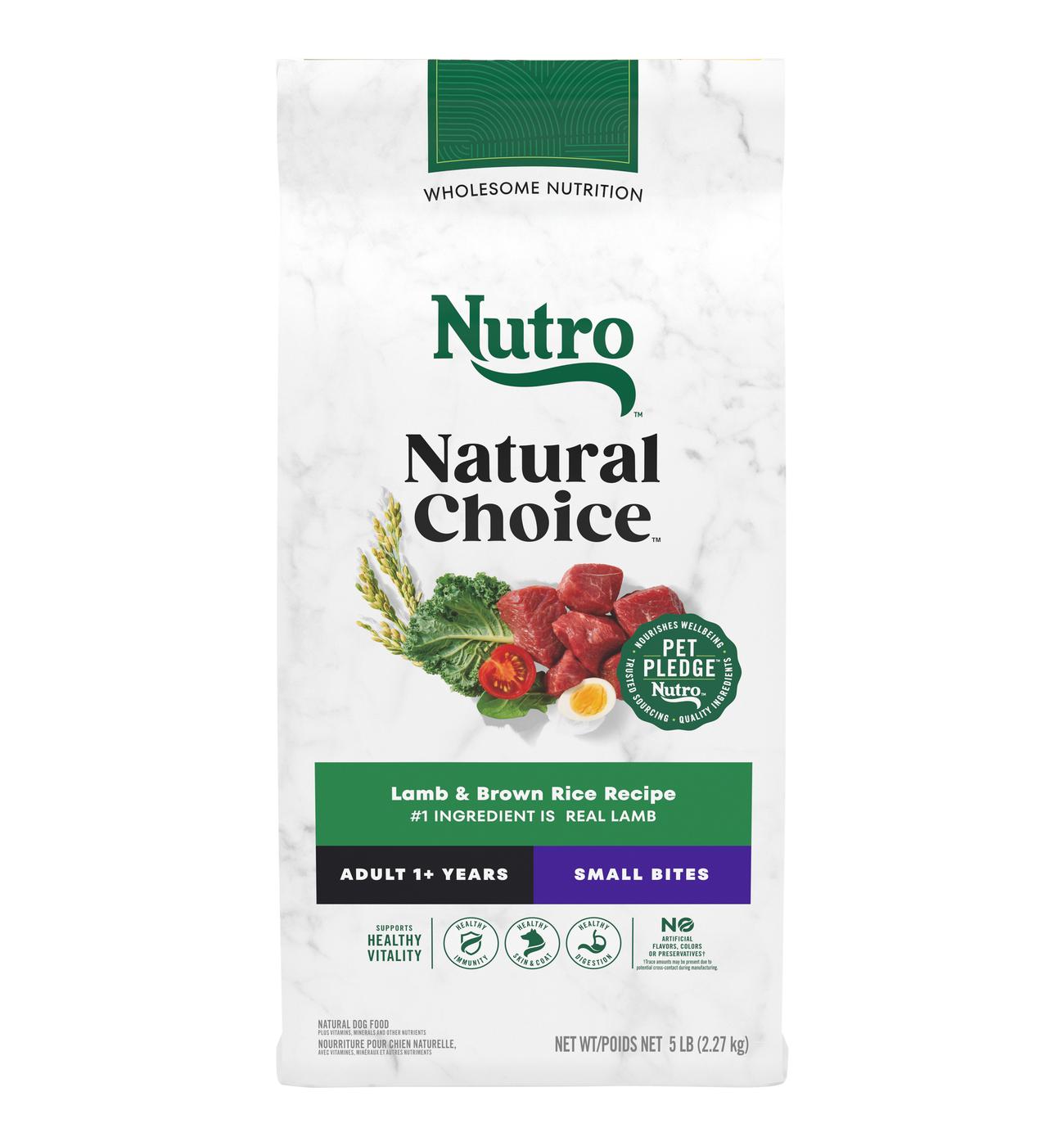 Nutro Natural Choice Small Bites Lamb & Rice Dry Dog Food; image 1 of 4