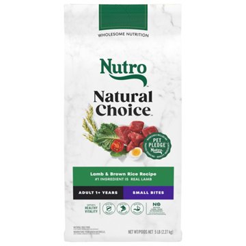 Nutro Natural Choice Small Bites Adult Dry Dog Food - Lamb and Brown Rice Recipe