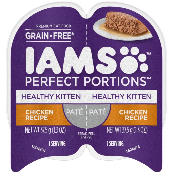 iams wet cat food pate