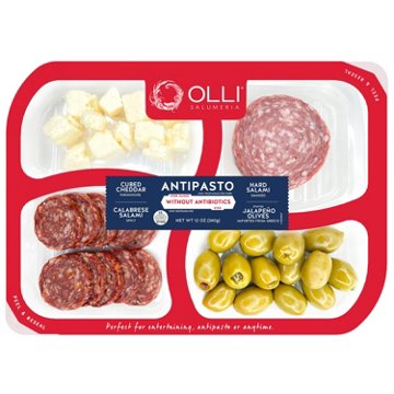 Olli Salumeria Antipasto Cheddar & Hard Salami, 12 oz