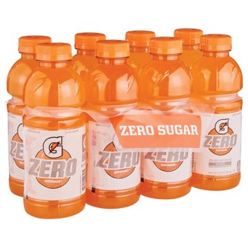 Gatorade Zero Orange Thirst Quencher 20 oz Bottles