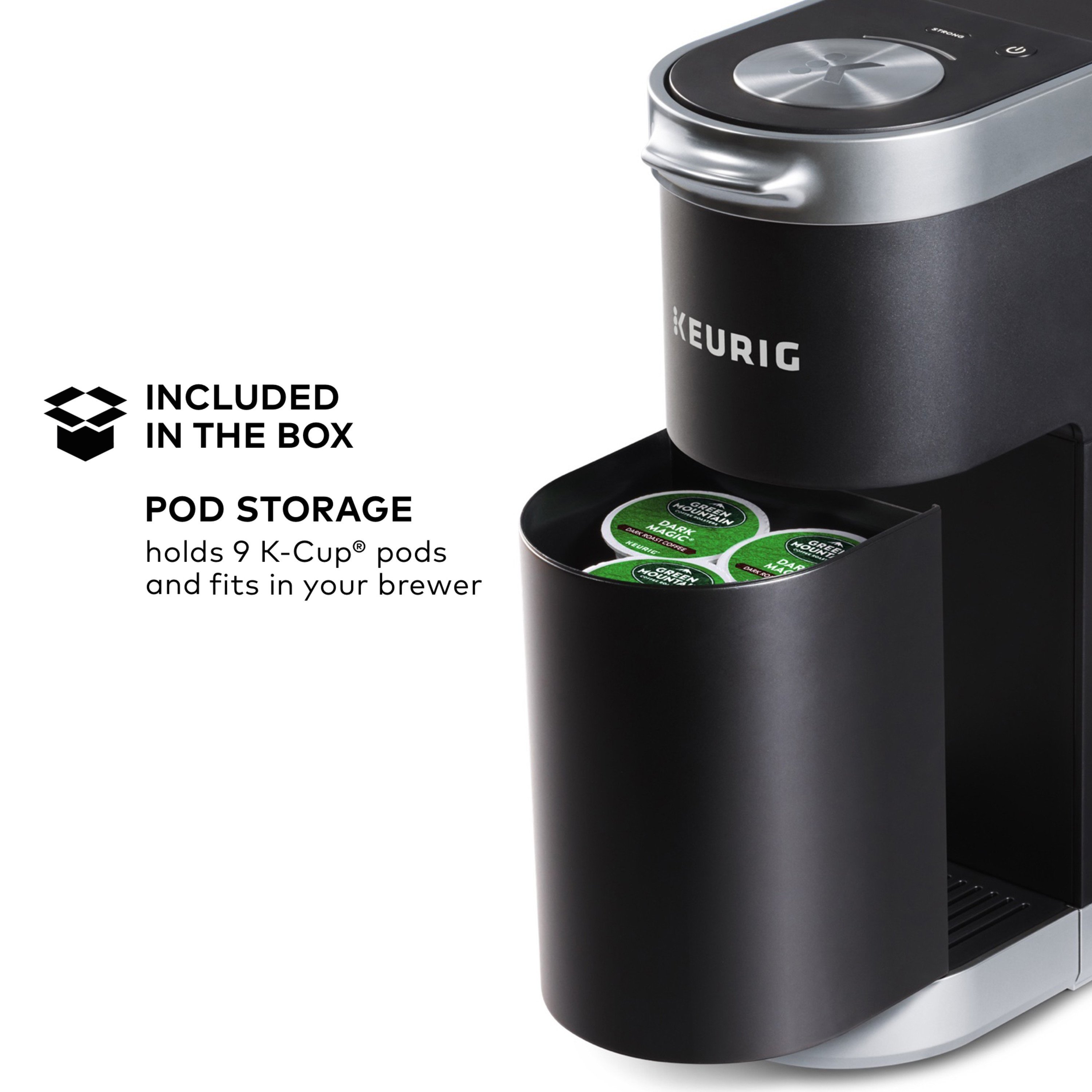 Keurig K-Mini Plus Single Serve K-Cup Pod Coffee Maker - Black