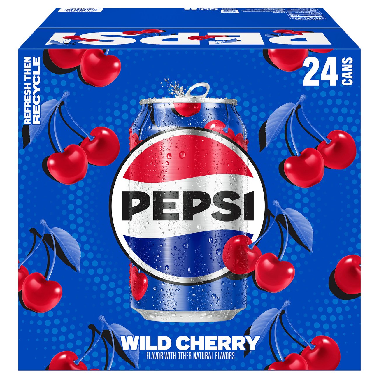 Pepsi Wild Cherry Cola 12 oz Cans Shop Soda at HEB