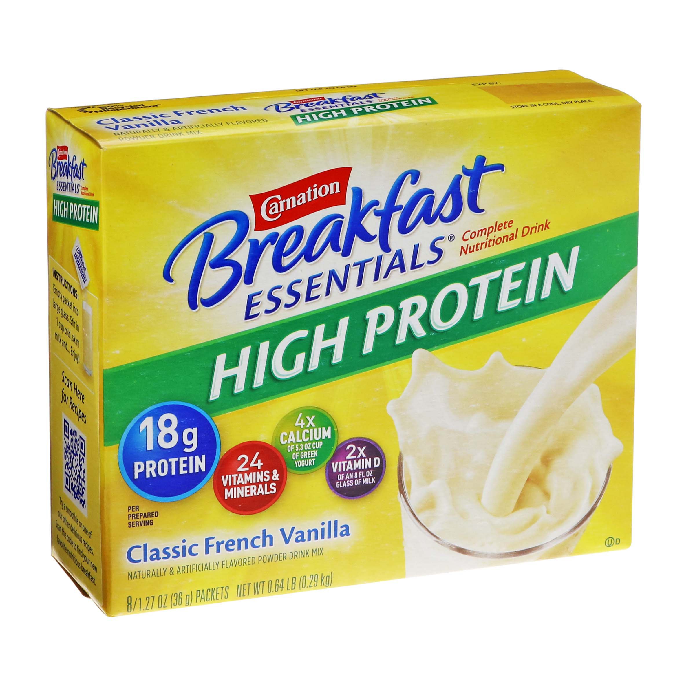 Carnation Instant Breakfast Vanilla Nutrition Facts Blog Dandk