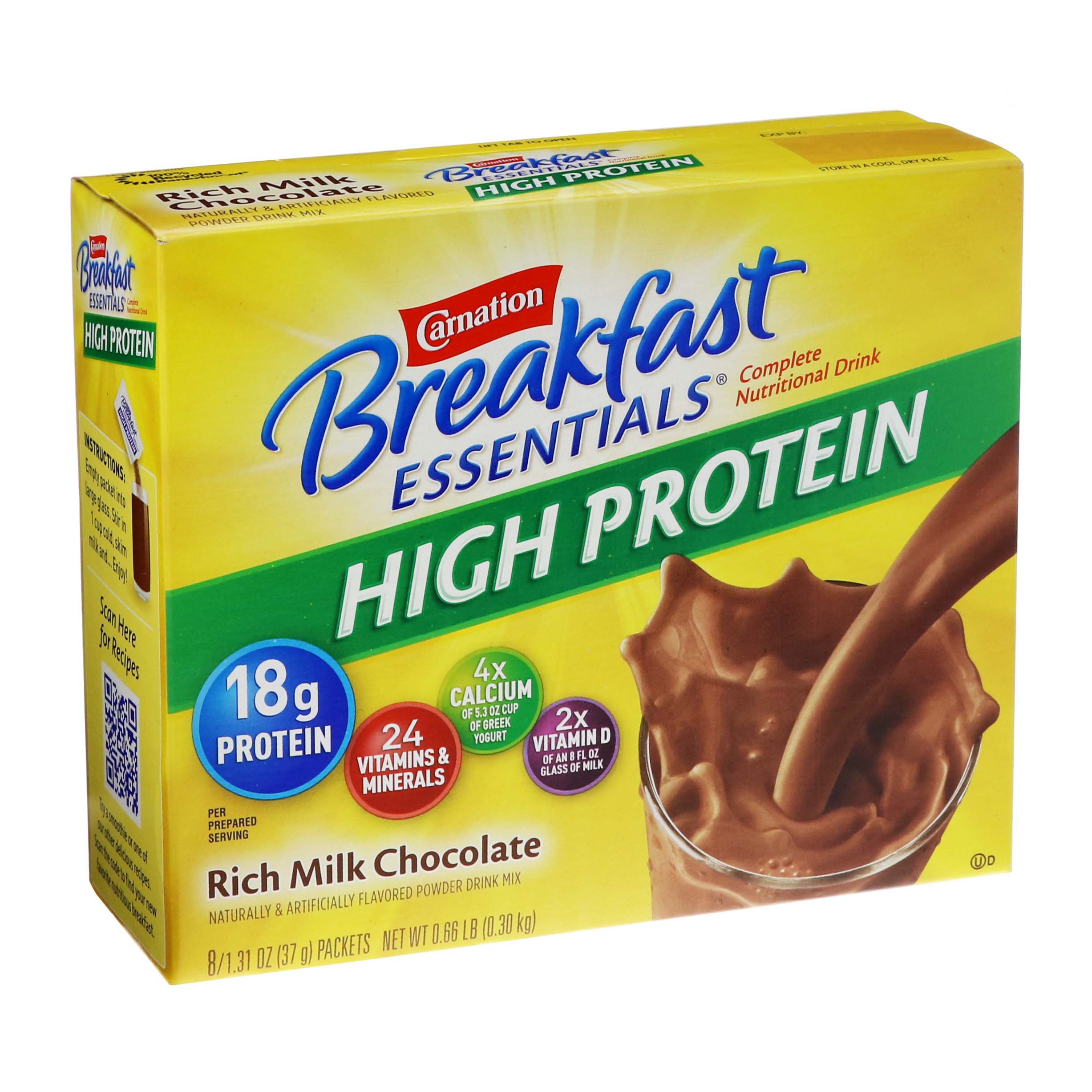 Carnation Breakfast Essentials High Protein Nutrition Facts