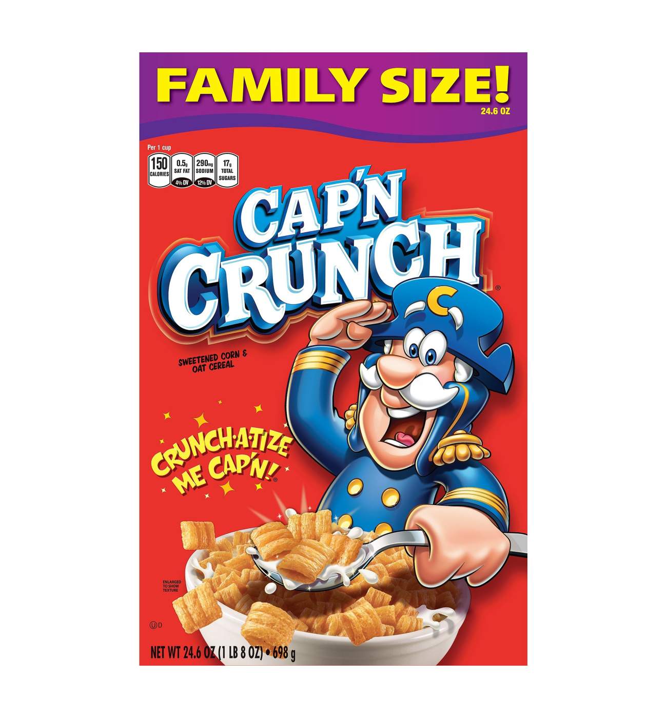 Capn' Crunch Original Cereal Family Size!; image 2 of 2