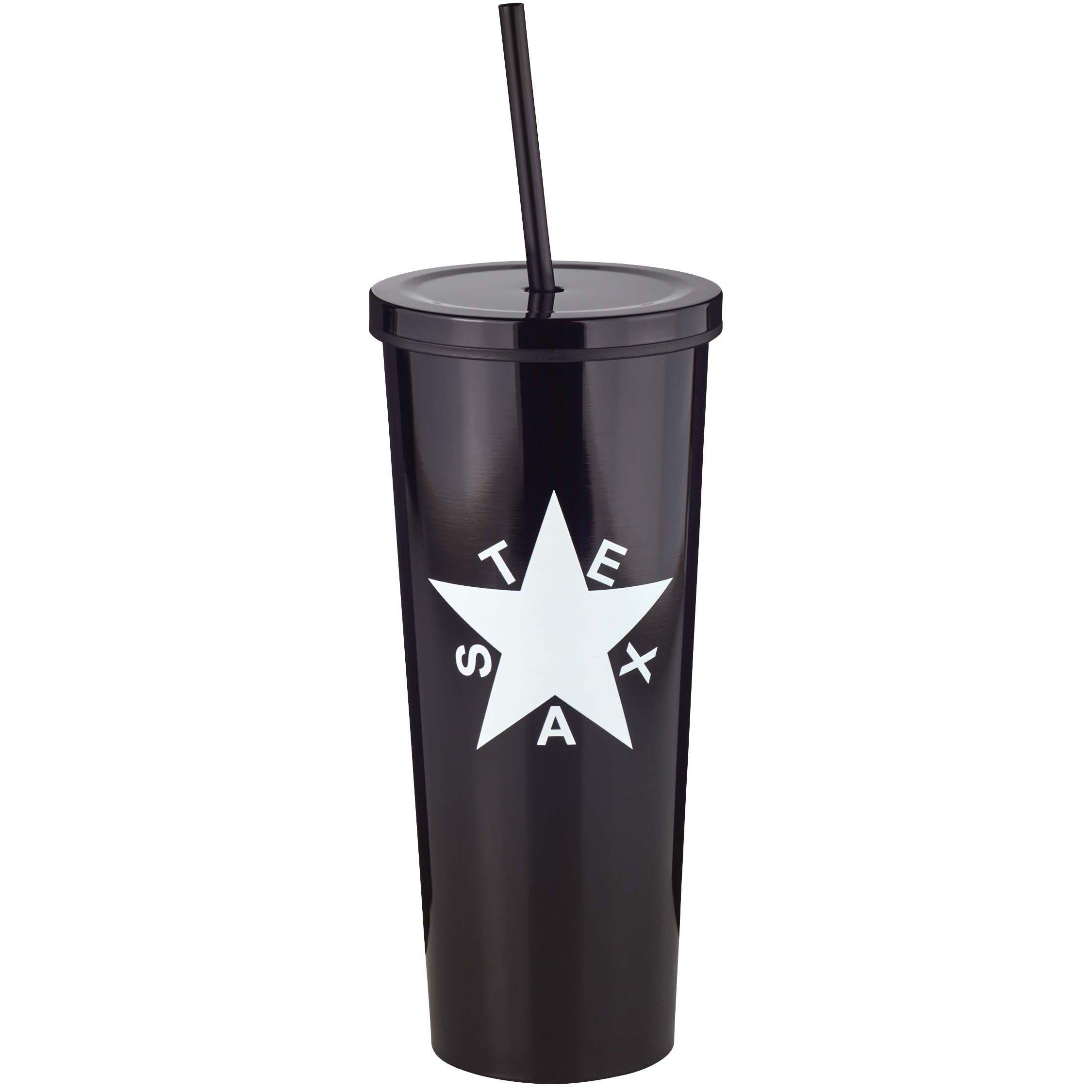 Haven & Key Stainless Steel Texasas Star Straw Tumbler Shop Travel