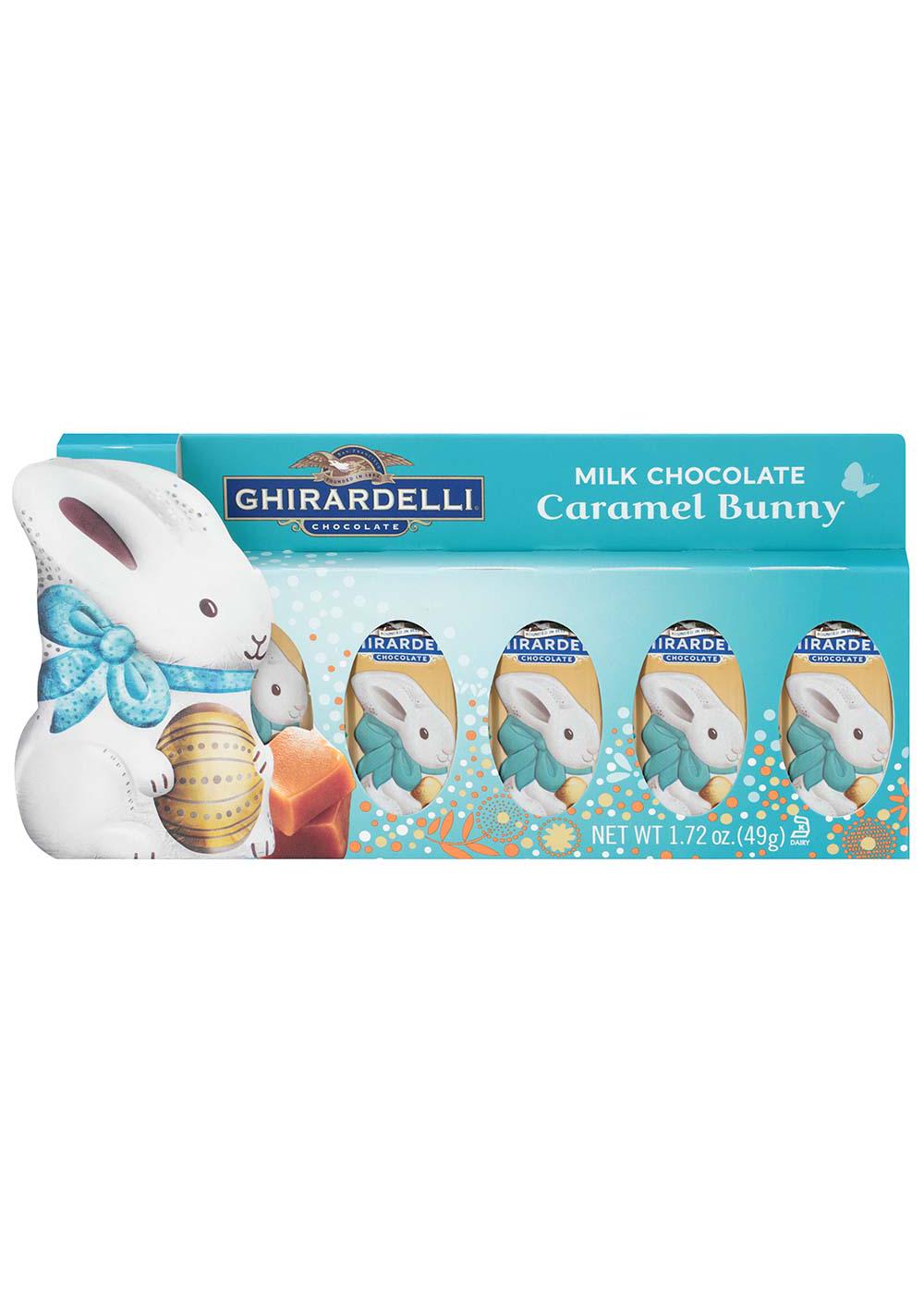 Ghirardelli Milk Chocolate Caramel Bunny Easter Candy, 5 Pc; image 1 of 2