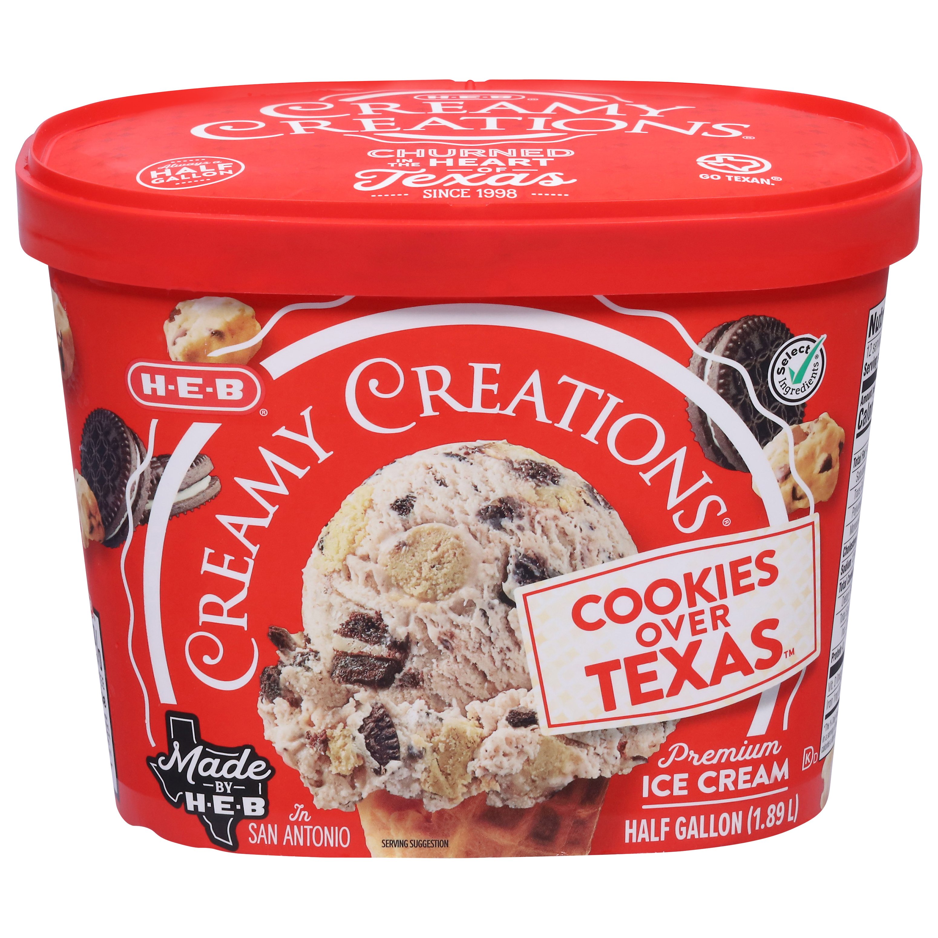 Blue Bell Cookie Two Step Ice Cream - Shop Ice Cream at H-E-B