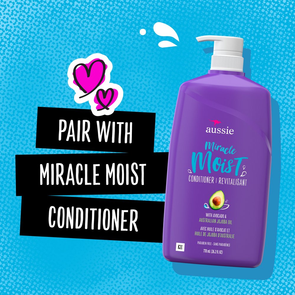 Aussie Miracle Moist Shampoo - Avocado & Jojoba - Shop Shampoo & Conditioner at H-E-B