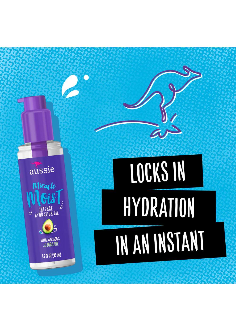 Aussie Miracle Moist Intense Hydration Oil Hair Treatment; image 4 of 8