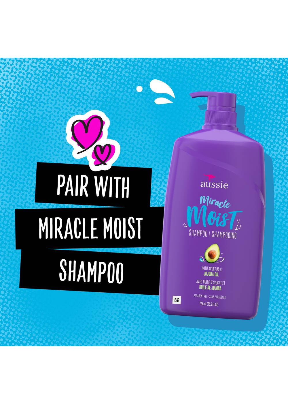 Aussie Miracle Moist Conditioner -  Avocado & Jojoba Oil; image 7 of 8