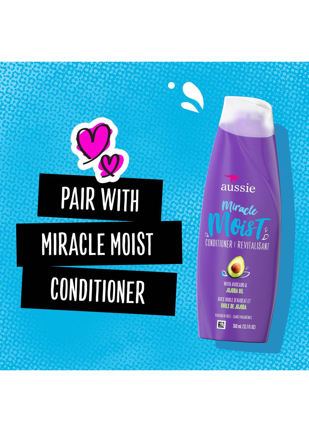Aussie Miracle Moist Shampoo - Avocado & Jojoba Oil; image 4 of 8