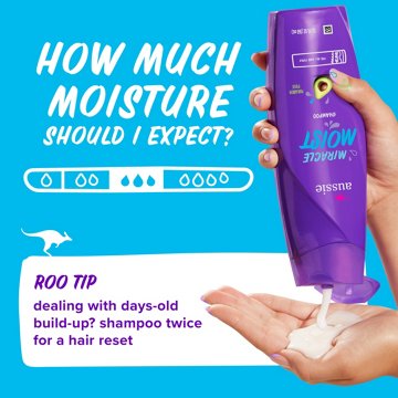 Aussie Miracle Moist Shampoo - Avocado & Jojoba Oil