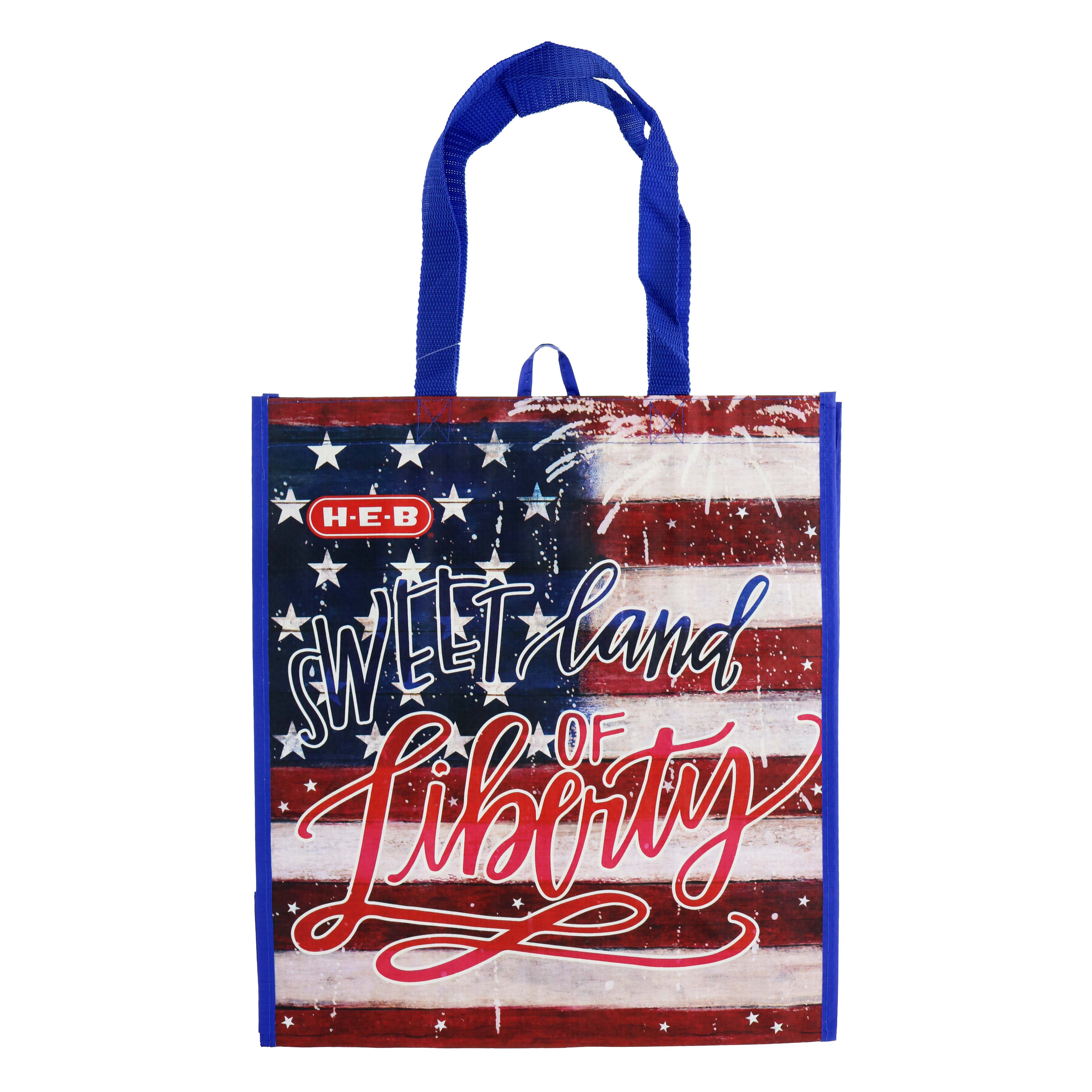 HEB Patriotic Reusable Bag Shop Reusable Shopping Bags at HEB