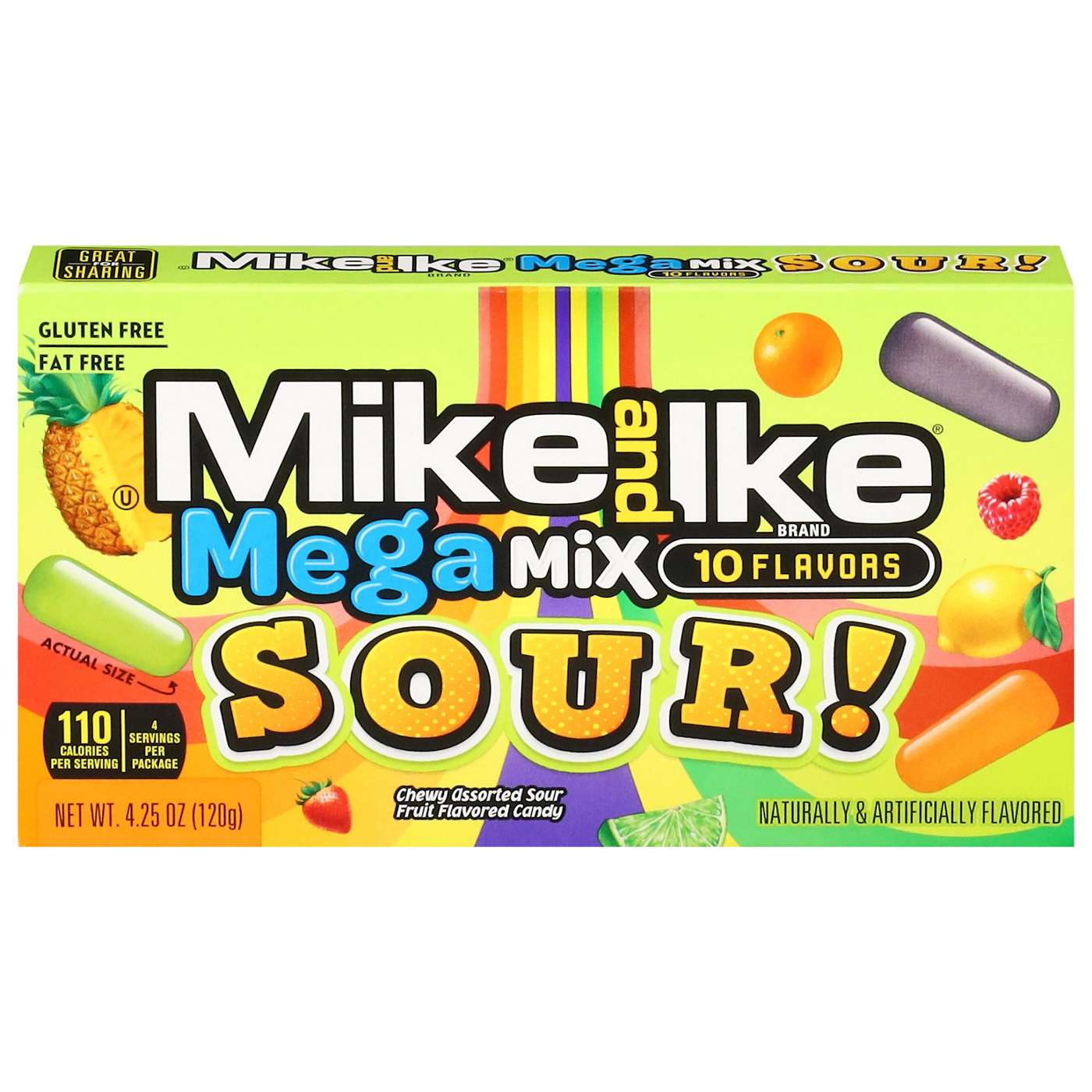 Mike & Ike Mega Mix Sour Chewy Candy Theater Box; image 1 of 2