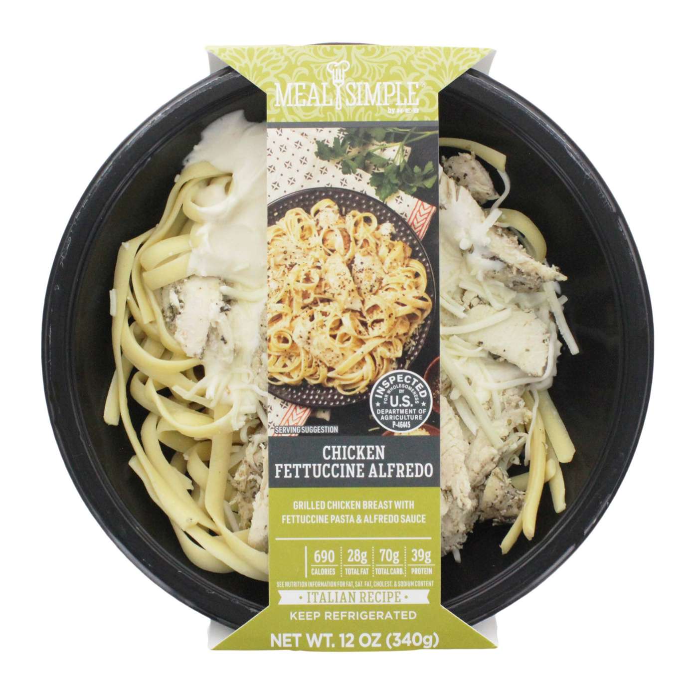 Meal Simple by H-E-B Chicken Fettuccine Alfredo Bowl; image 3 of 4