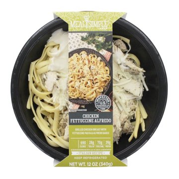 Meal Simple by H-E-B Chicken Fettuccine Alfredo Bowl, 12 oz