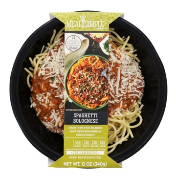 Meal Simple by H-E-B Spaghetti Bolognese Bowl, 12 oz