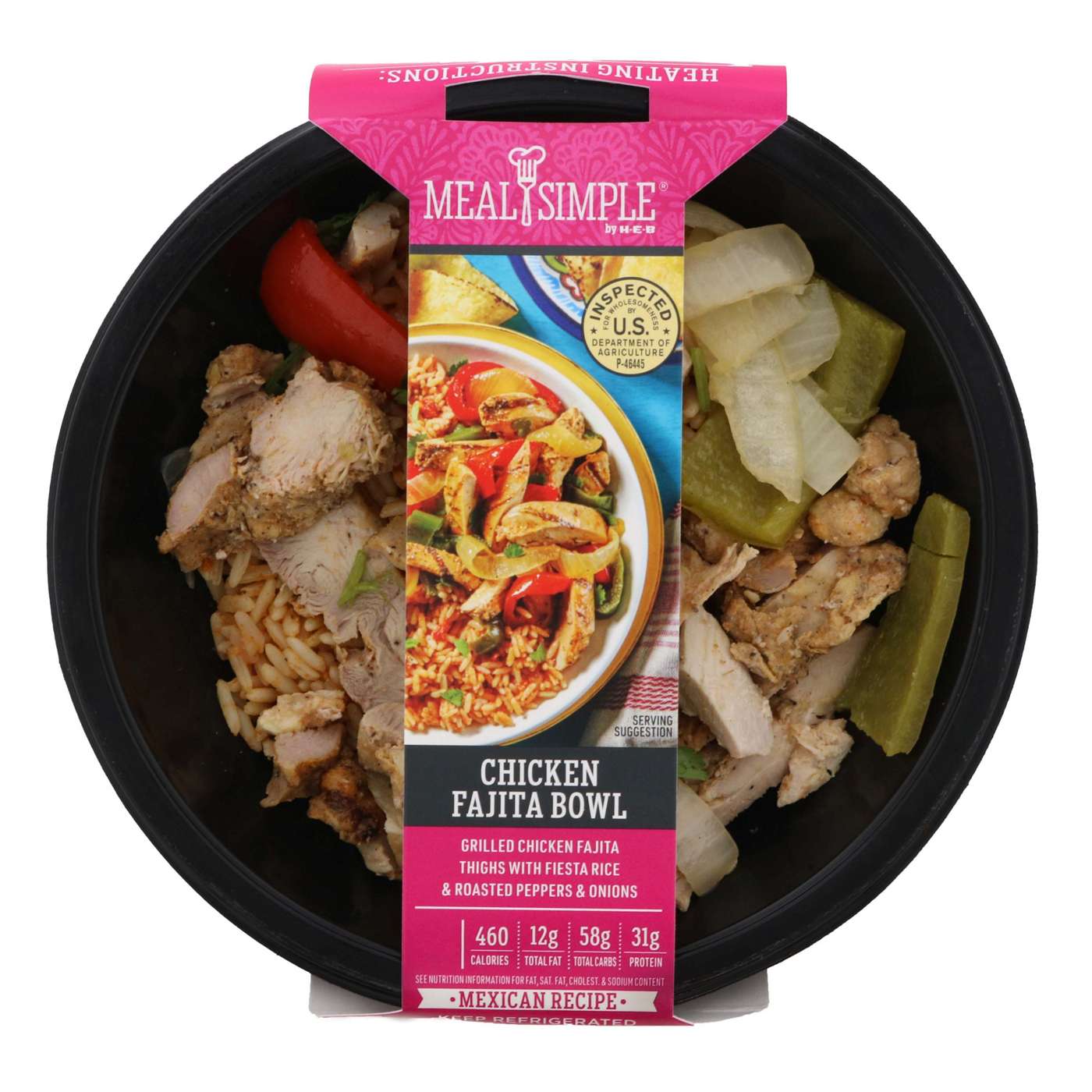 Meal Simple by HEB Fajita Chicken Bowl Shop Entrees & sides at HEB