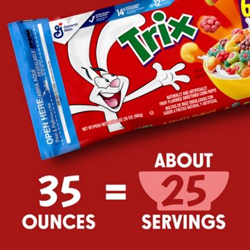 General Mills Trix Cereal Bag