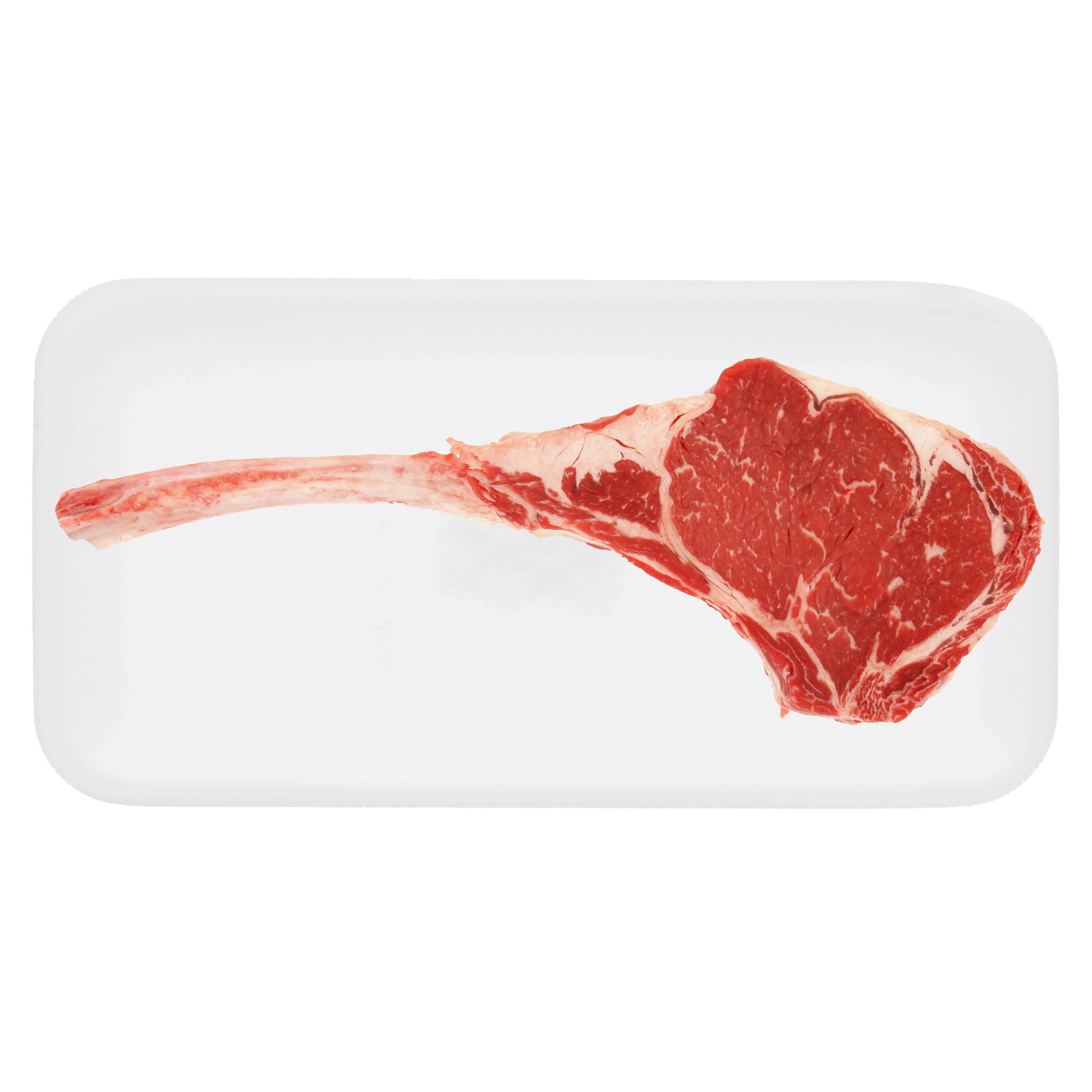 Fresh Beef Tomahawk Ribeye Steak, Value Beef Shop Beef at HEB
