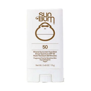 Sun Bum Mineral Sunscreen Face Stick SPF 50, 0.45 oz