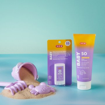 H-E-B SPF 50 Baby Sunscreen Lotion - Oxybenzone Free, 8 oz