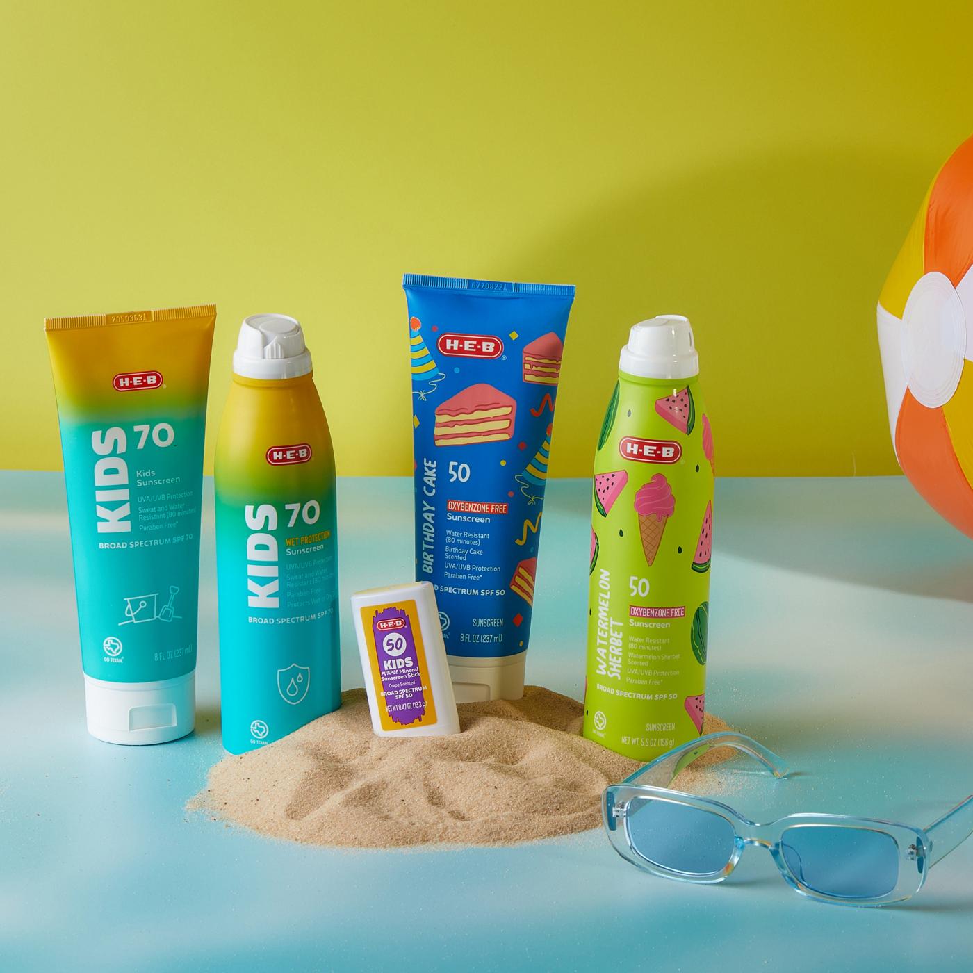 H-E-B Kids Oxybenzone Free Sunscreen Spray – SPF 50; image 5 of 5