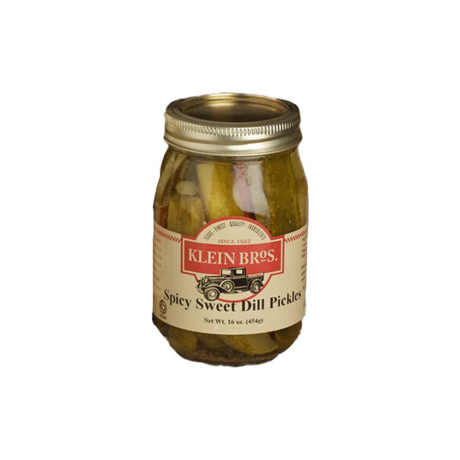 Klein Bros Spicy Sweet Dill Pickles Shop Pickles & cucumber at HEB
