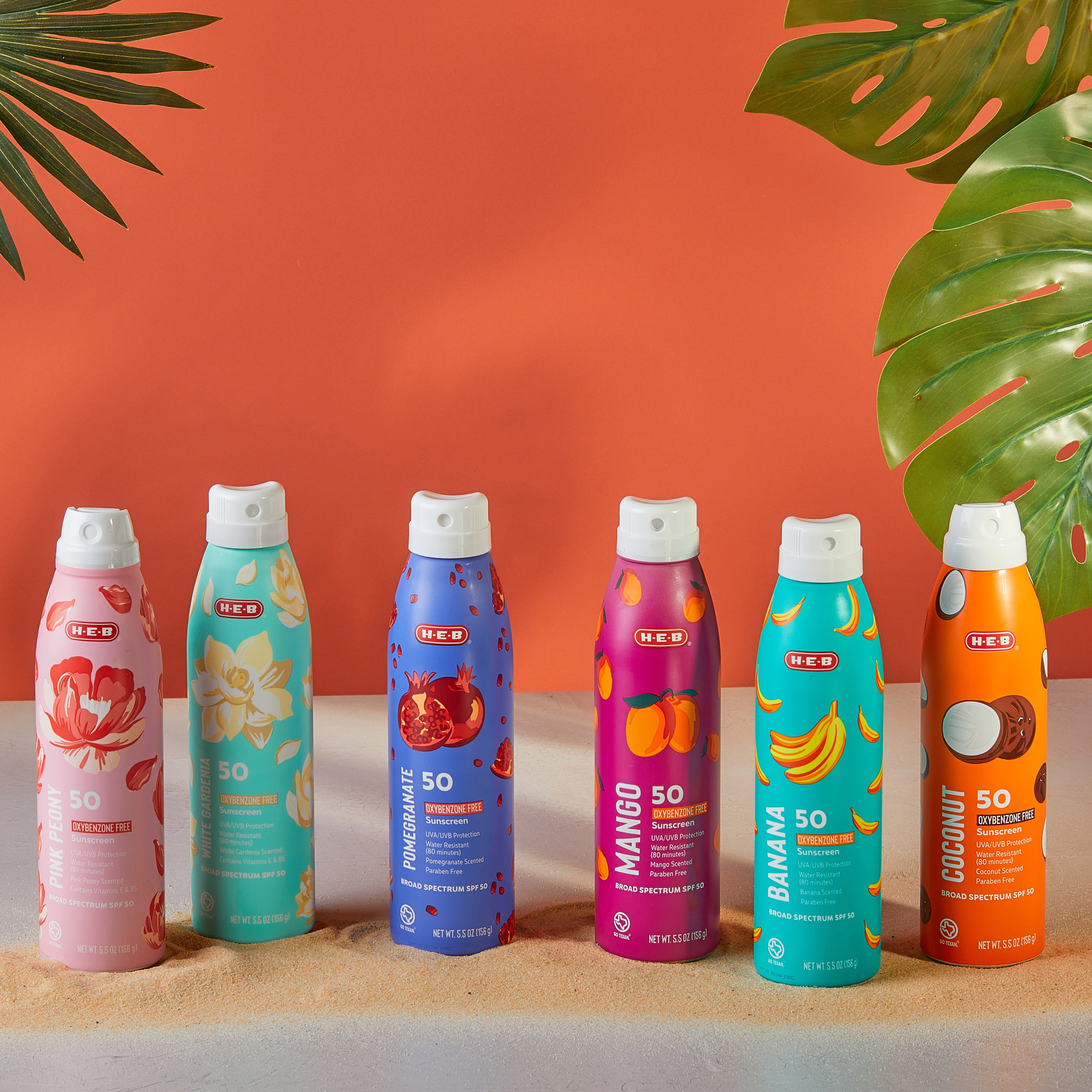 H-E-B Oxybenzone Free Coconut Sunscreen Spray – SPF 50 - Shop