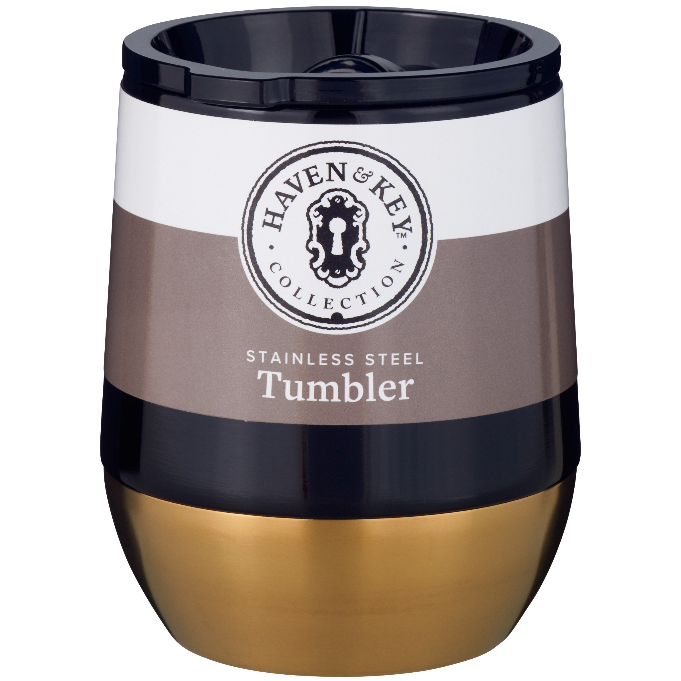 Haven & Key Black Stainless Steel Stemless Tumbler Shop Travel & to
