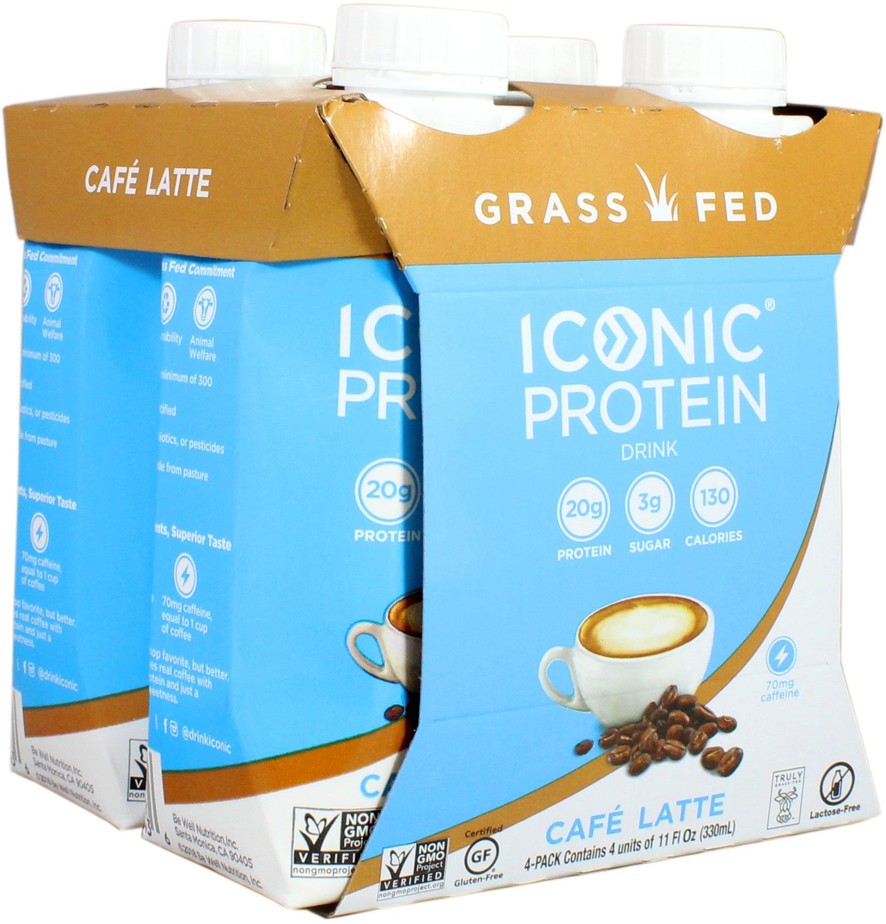 iconic-protein-drink-cafe-latte-4-pk-shop-diet-fitness-at-h-e-b