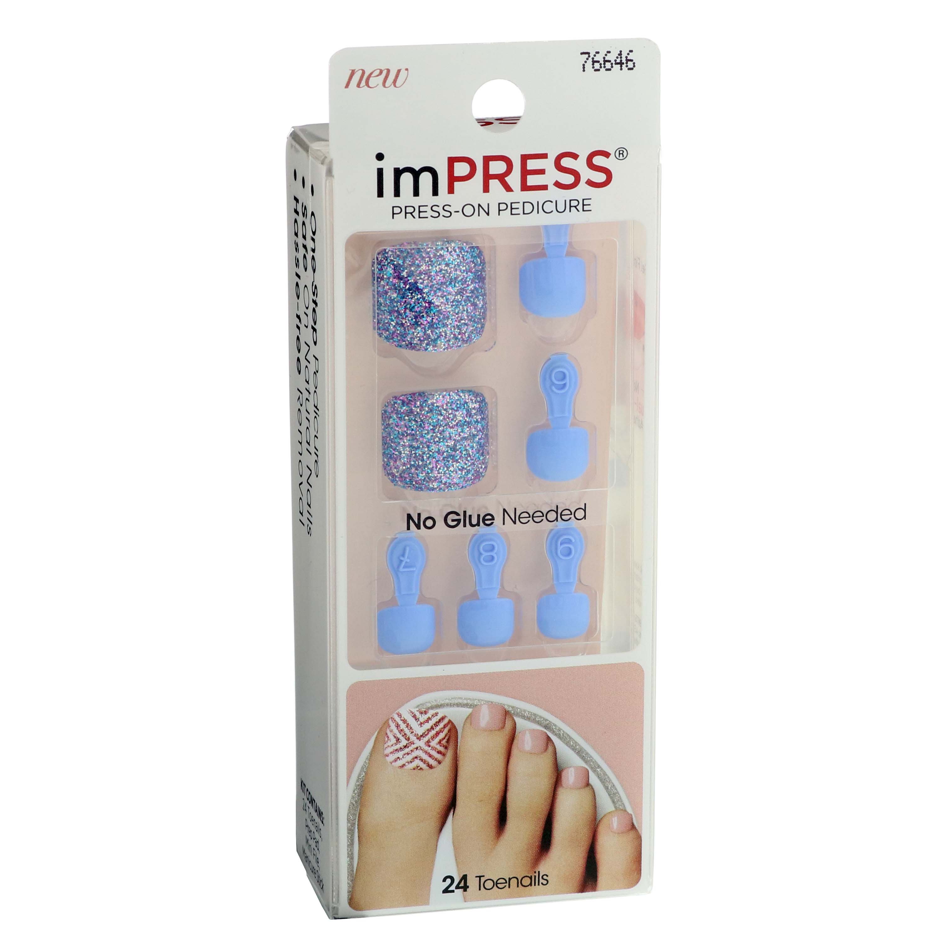 KISS imPRESS PressOn Pedicure Dancing Shoe Shop Nail Sets at HEB