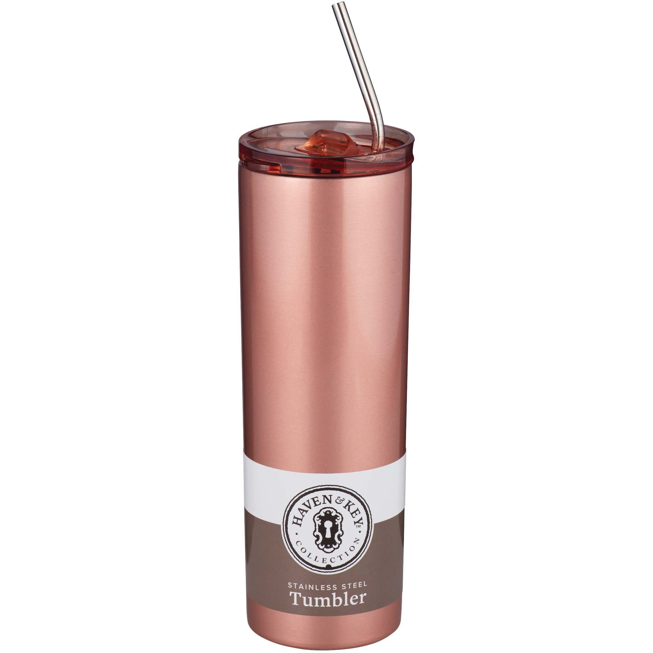 Haven & Key Stainless Steel Rose Gold Star Tumbler Shop Travel & To