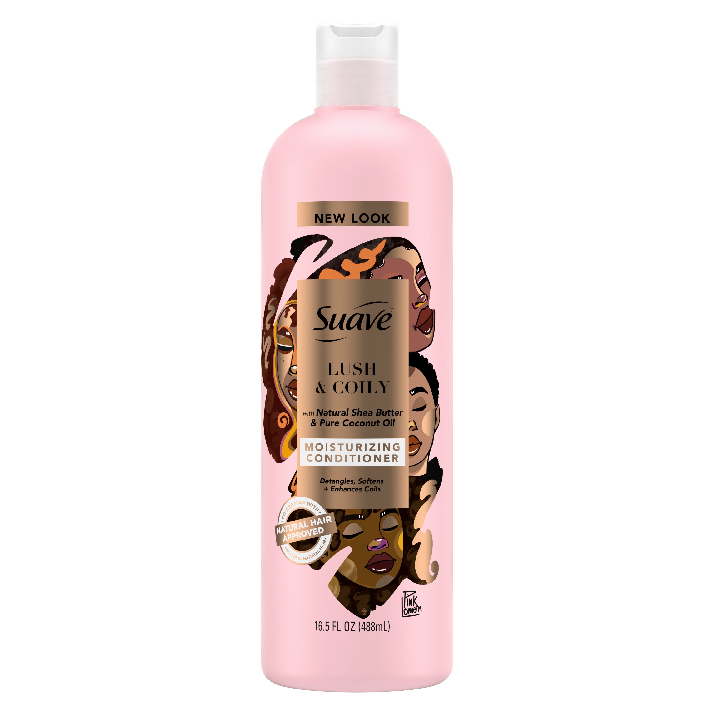 Suave Pink Lush & Curl Conditioner - Shop Shampoo & H-E-B