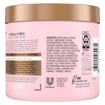Suave Pink Lush & Coily Leave-in Conditioner