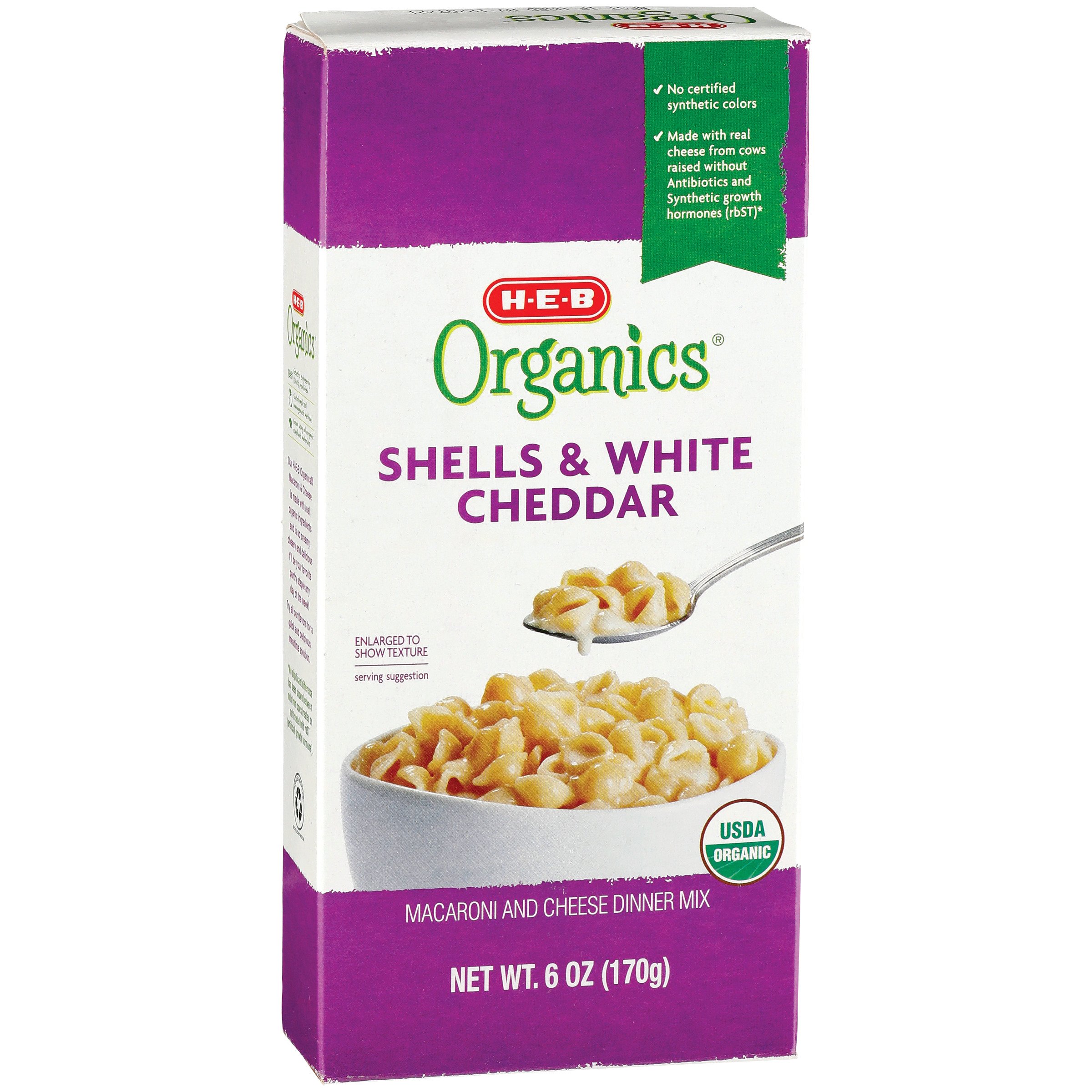 Shells Cheddar Org 170g