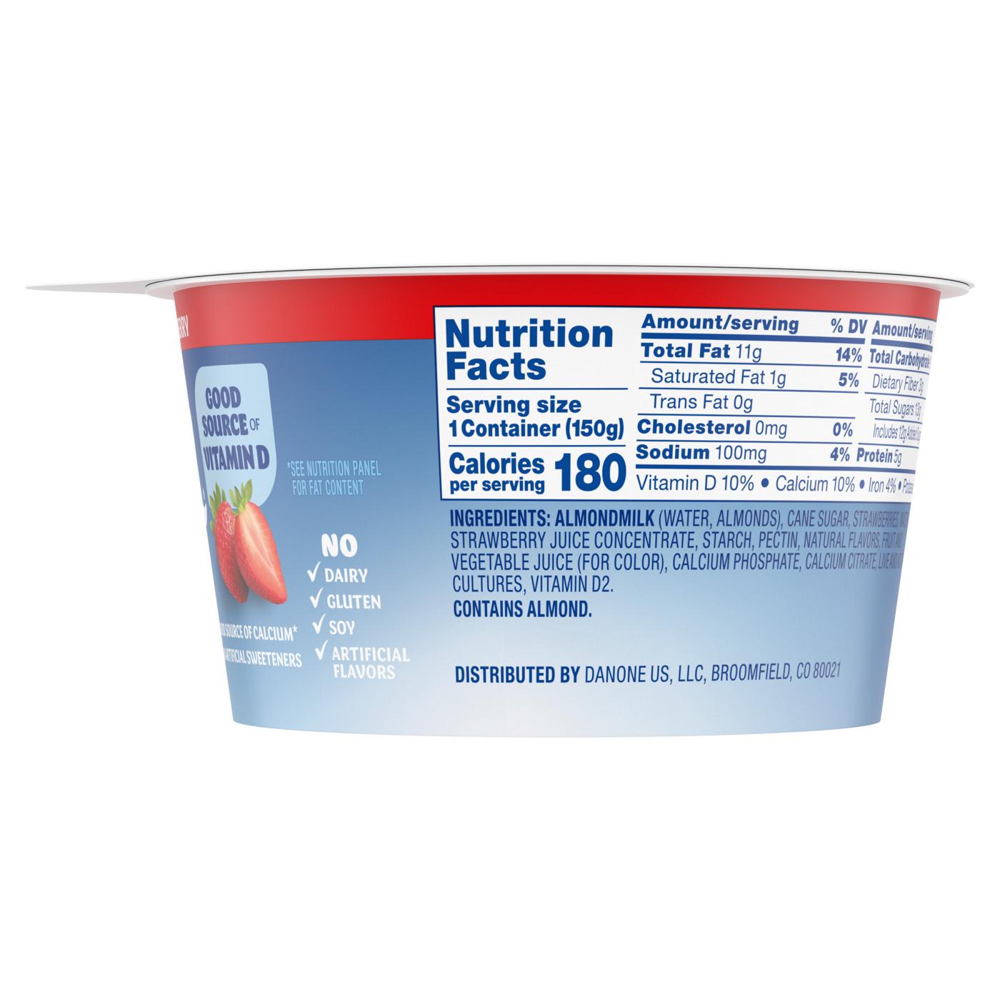 Silk Almond Milk Yogurt Alternative - Strawberry; image 4 of 7