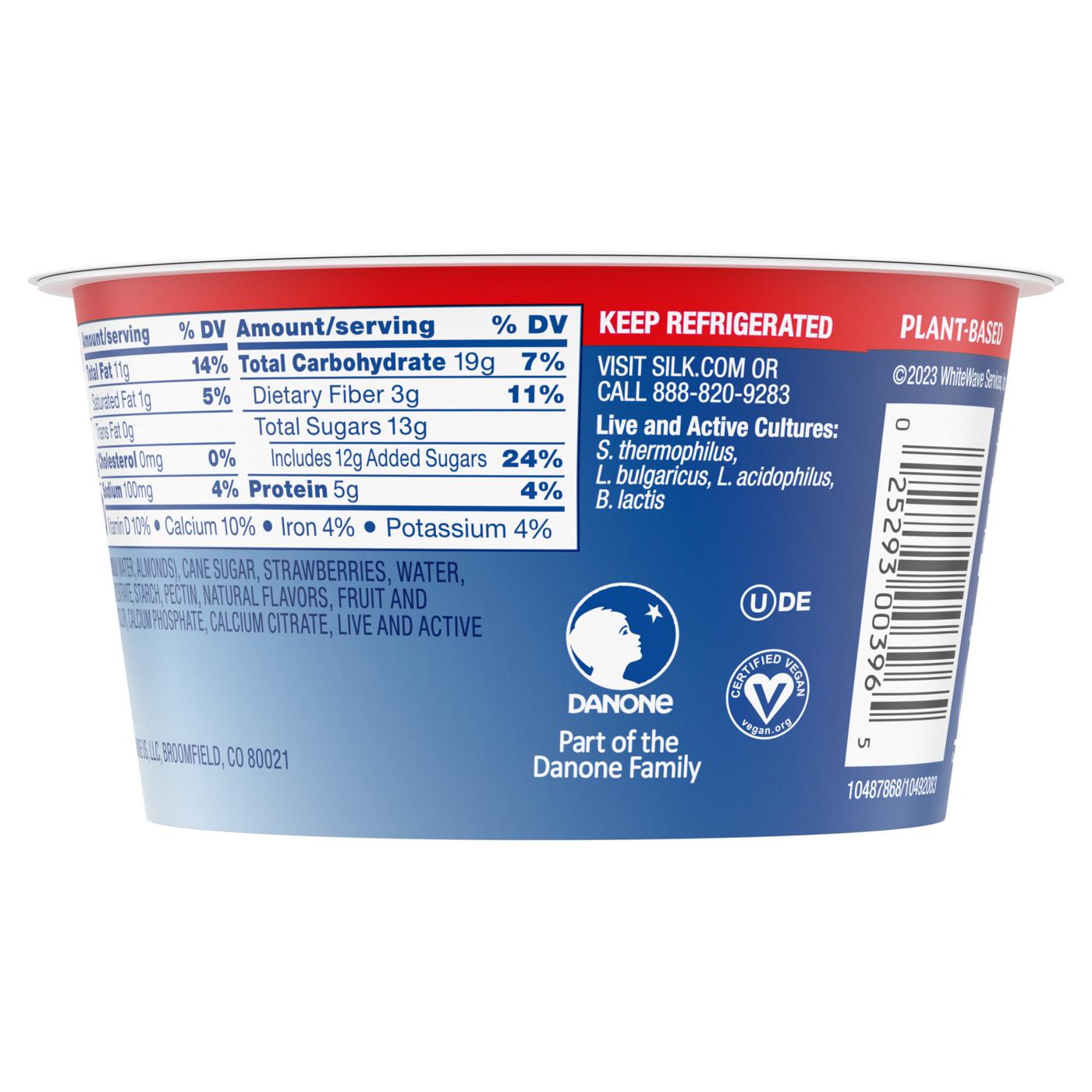 Silk Almond Milk Yogurt Alternative - Strawberry; image 5 of 7