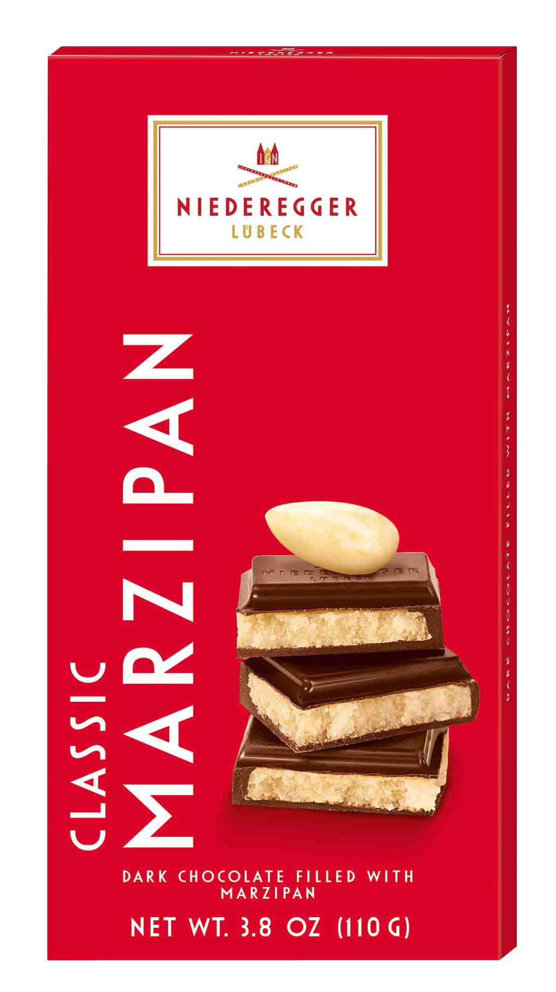 Carstens Lübecker Dark Chocolate Orange Marzipan Bar, 4.9 oz