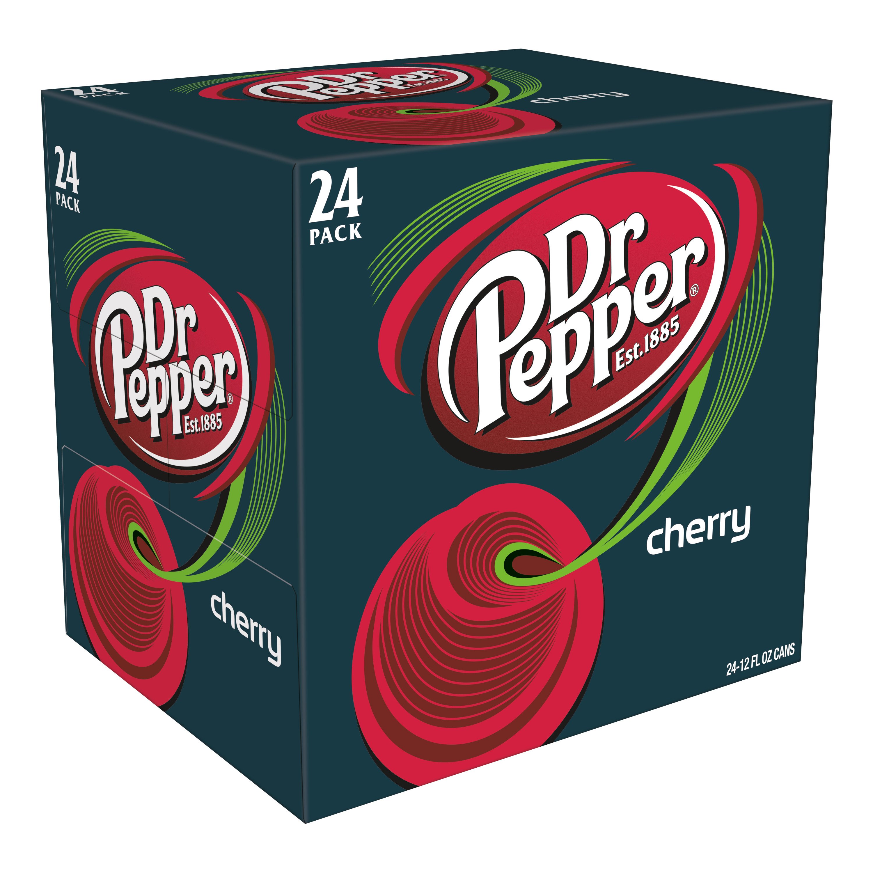 Dr Pepper Cherry Soda 12 oz Cans Shop Soda at HEB