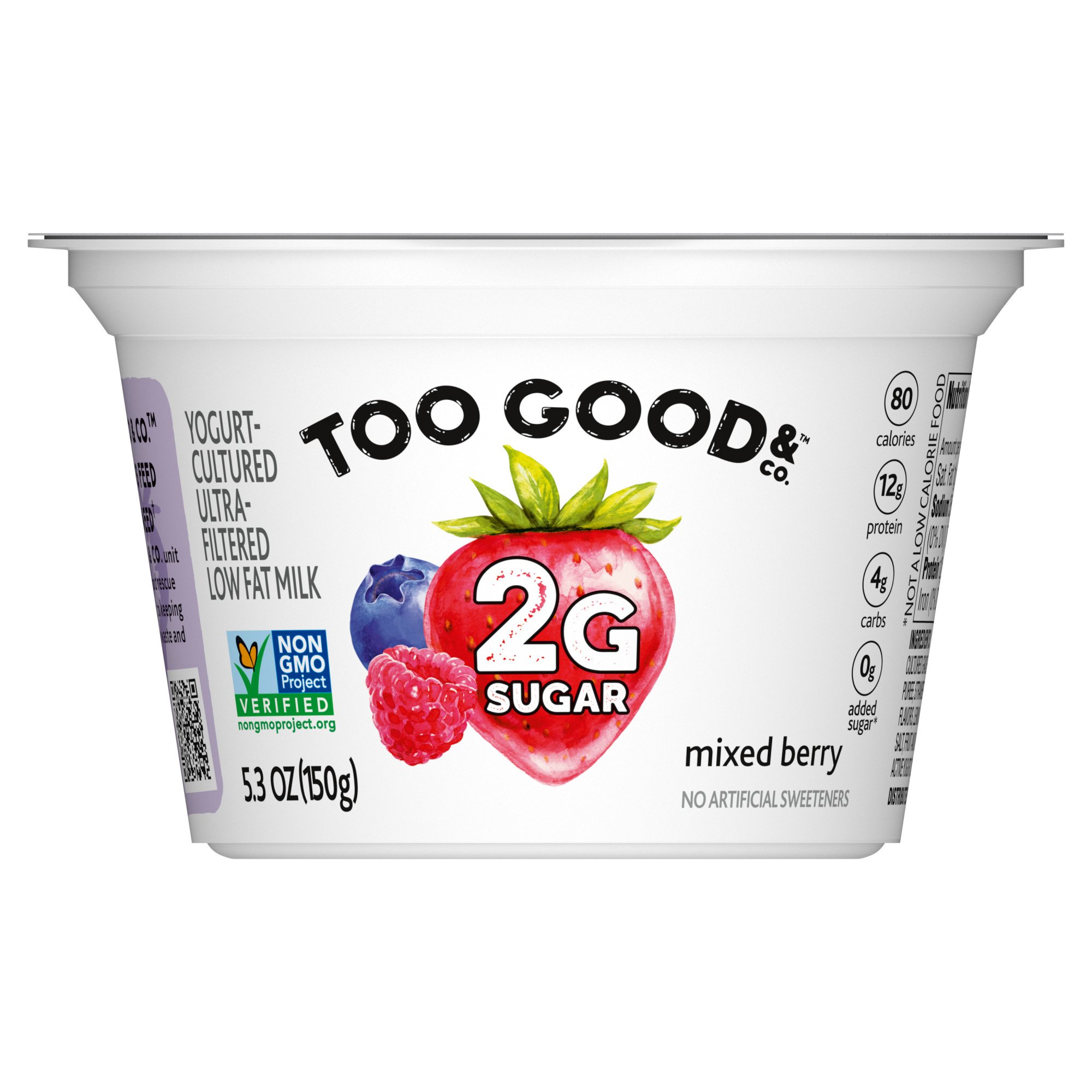Two Good Lowfat Lower Sugar Mixed Berry Greek Yogurt Shop Yogurt at HEB