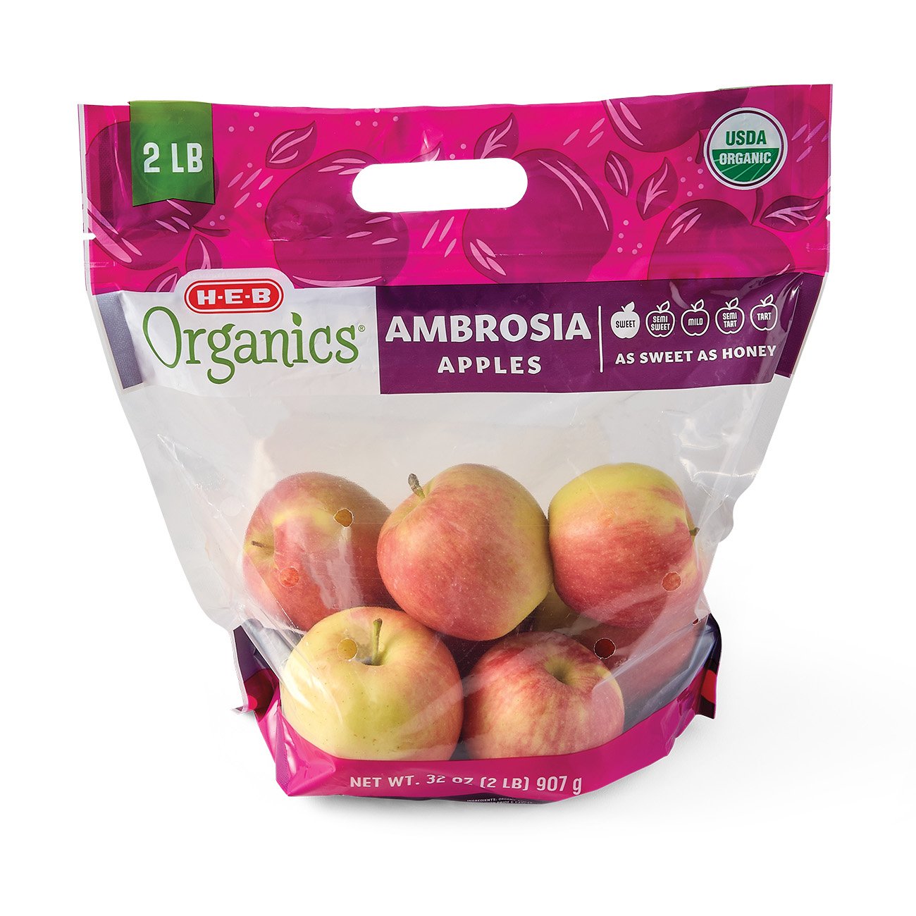 Fresh Organic Gala Apples, 2 lb Bag, Joe V's Smart Shop