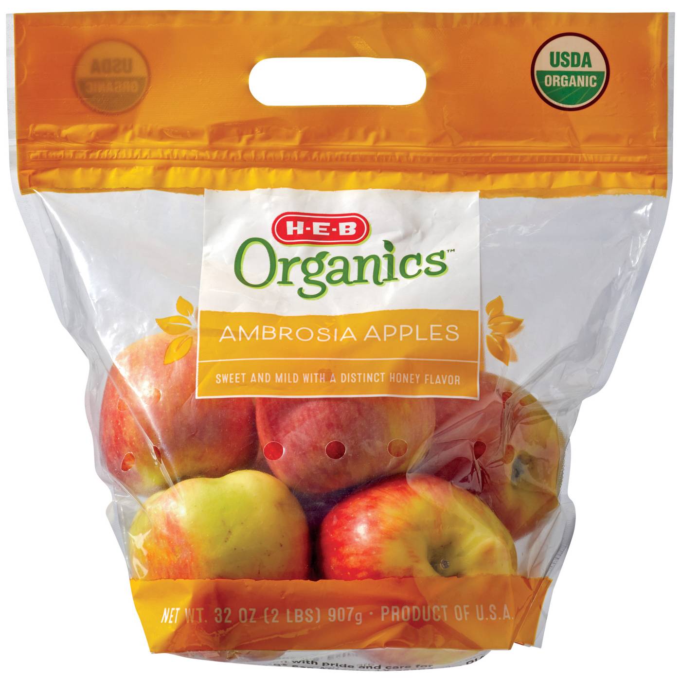 H-E-B Organics Fresh Ambrosia Apples; image 1 of 2