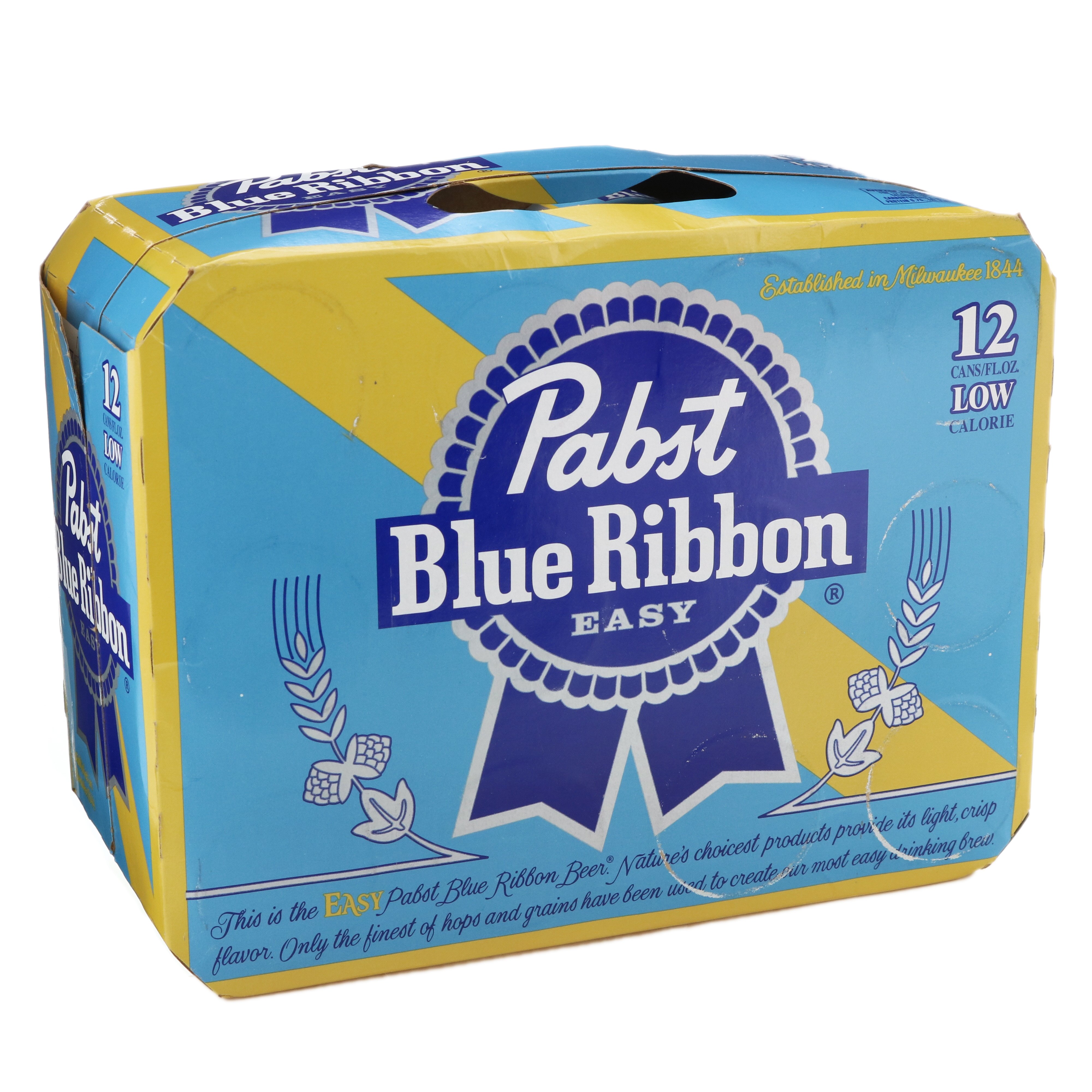 Pabst Blue Ribbon Easy Beer 12 oz Cans Shop Beer at HEB