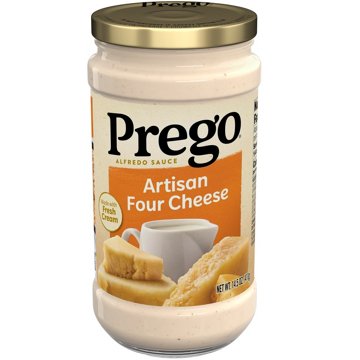 Prego Artisan Four Cheese Alfredo Pasta Sauce, 14.5 oz