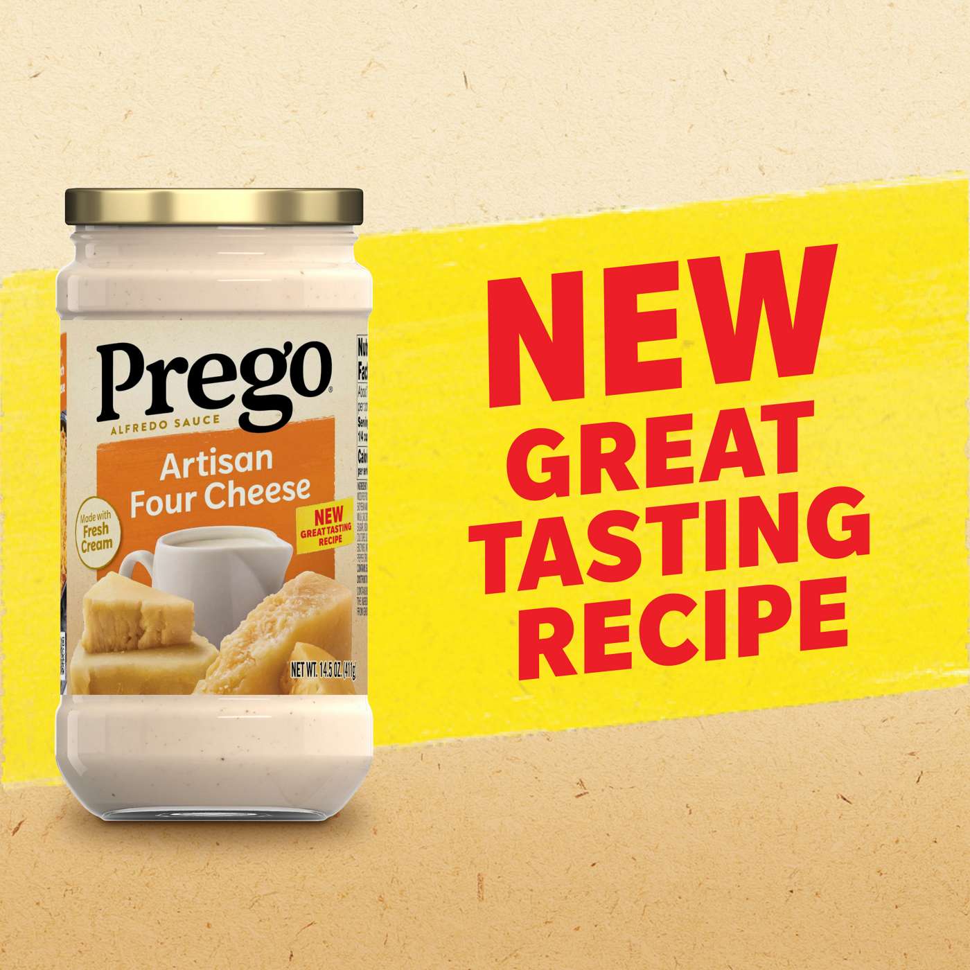 Prego Artisan Four Cheese Alfredo Pasta Sauce; image 7 of 9